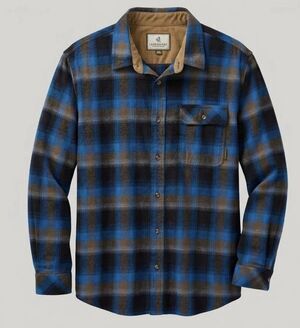 Legendary Whitetails Buck Camp Flannel Shirt Mens 3XL Plaid Button Up gorpcore